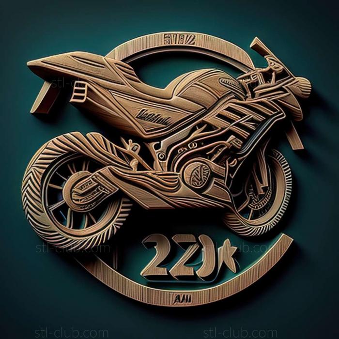 3D модель Kawasaki Z250 (STL)